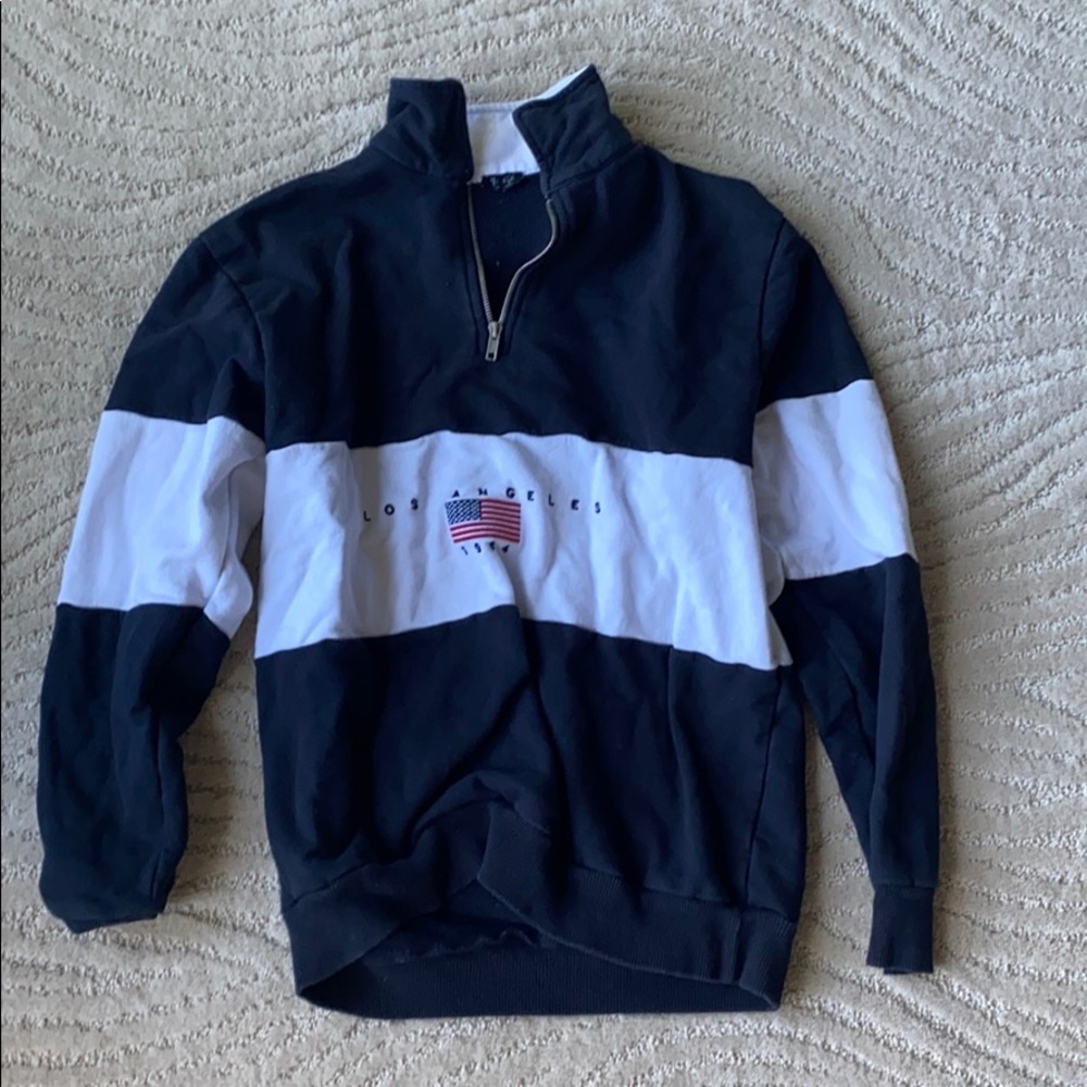 john galt/brandy melville quarter zip pullover